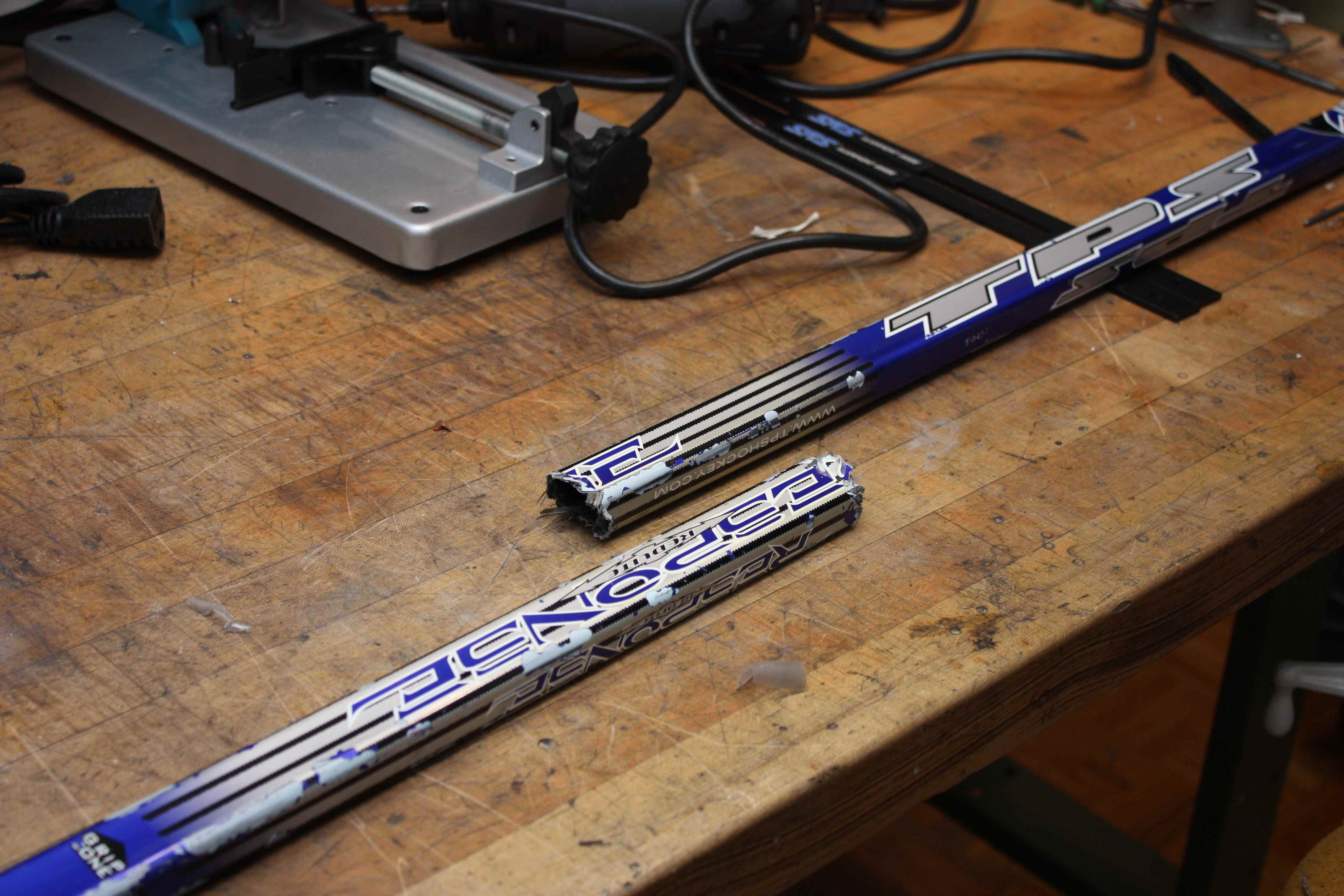 SRS | Hockey Repair System | Système de réparation de batons de hockey